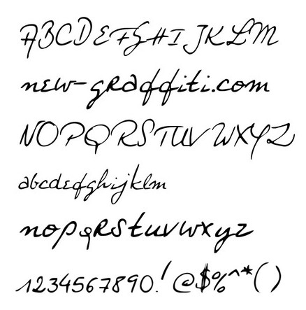 New Calligraphy Fonts