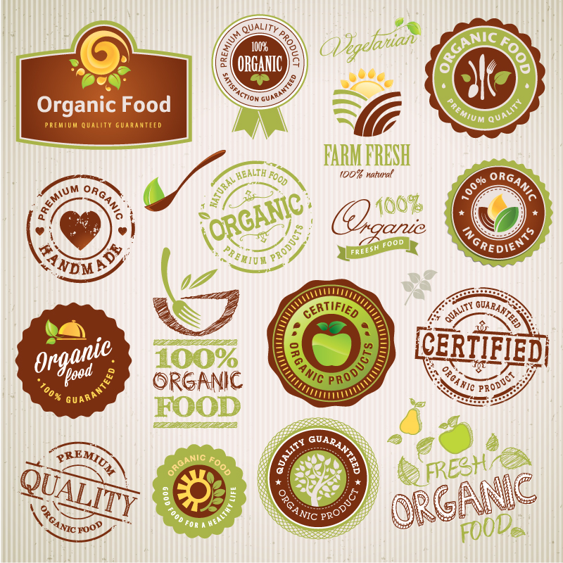 14 Photos of Organic Food Vector