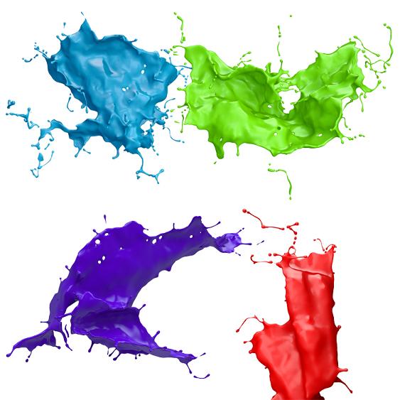 Paint Splash with Transparent Background