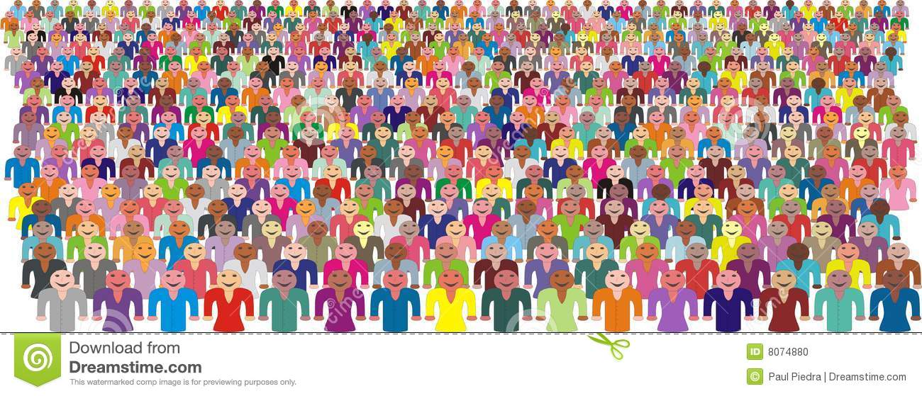 People Crowd Clip Art