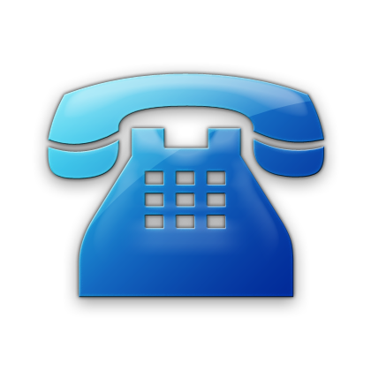 Phone Contact Icon Blue Phone Contact Icon Blue