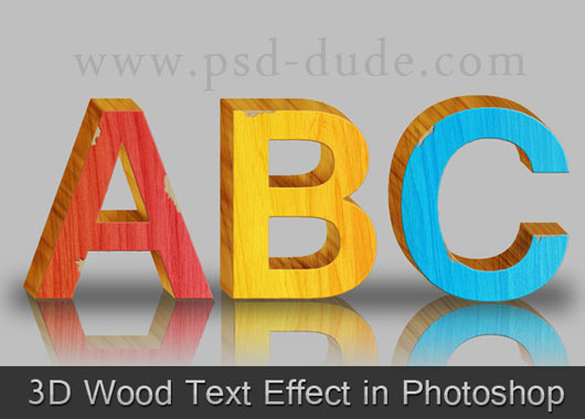 Photoshop 3D Text Effects