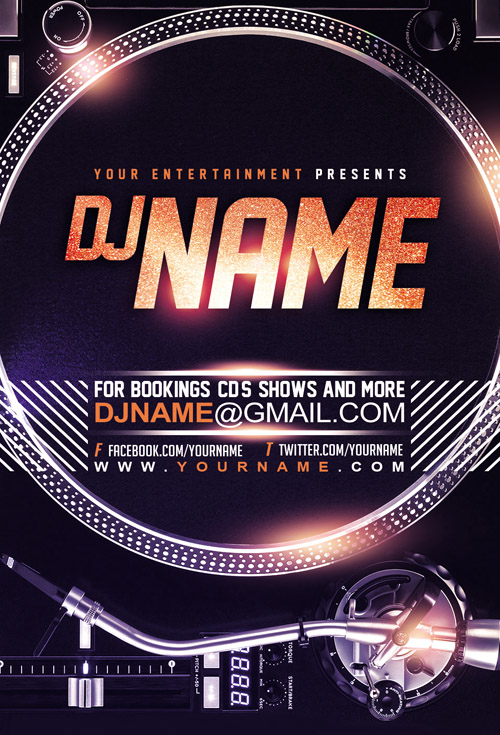 Photoshop DJ Flyer Template