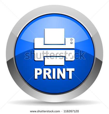Print Button Icon Printer