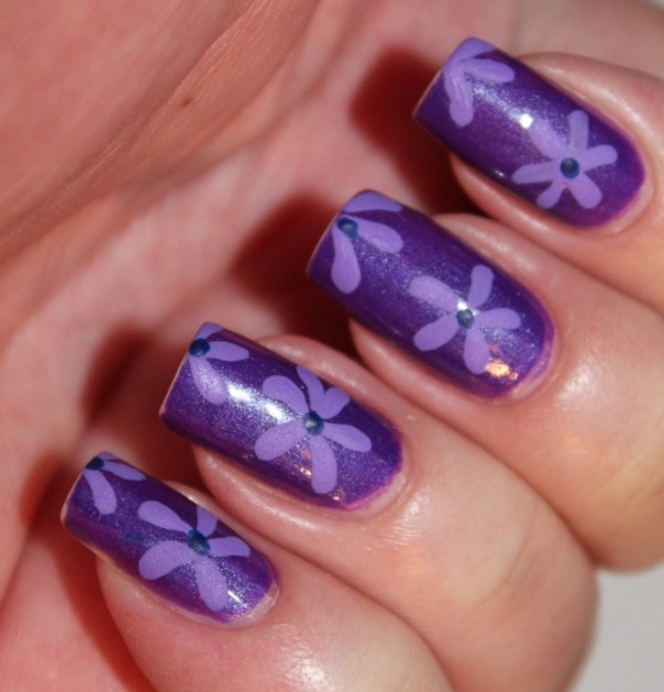 Purple Nail Polish Designs