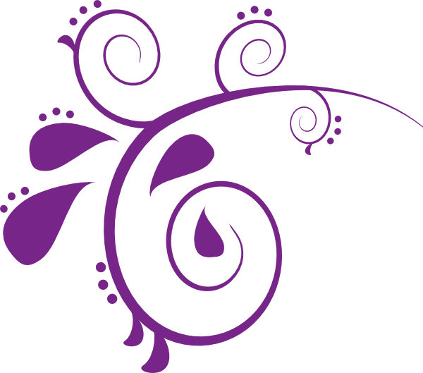 Purple Swirl Clip Art Free