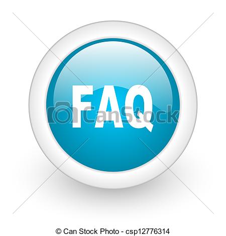Question Mark Icon Blue Circle White Question Mark Icon Blue Circle White