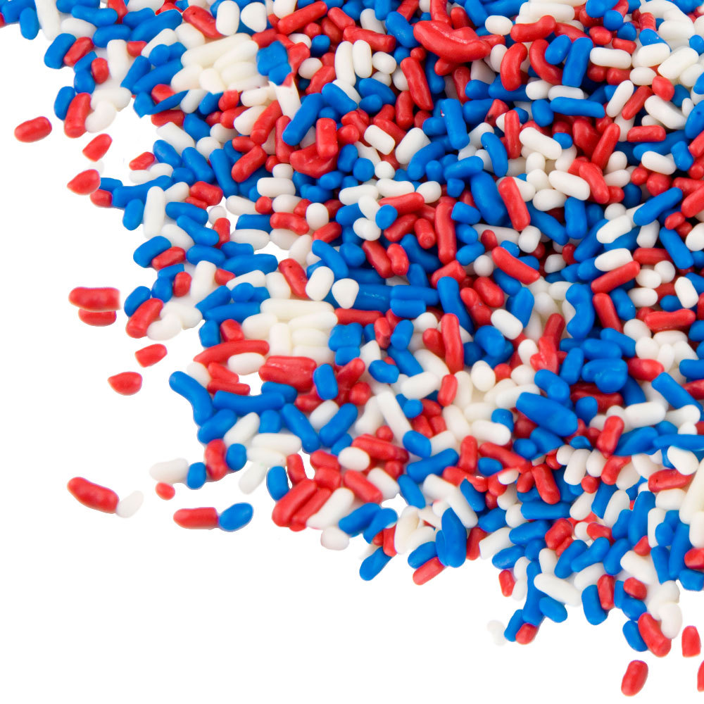 Red White and Blue Sprinkles Ice Cream Red White and Blue Sprinkles Ice Cream