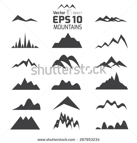 Rocky Mountain Topographic Map Sketch