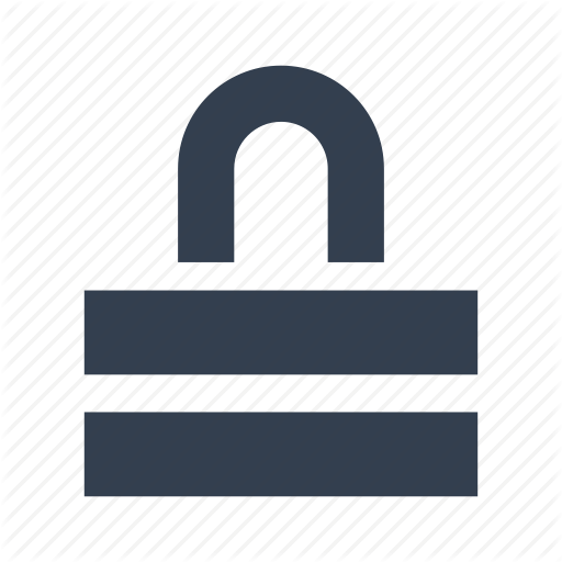 Security Lock Icon Vector