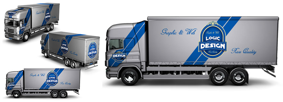 Semi Truck Mock Up