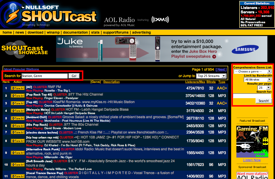 SHOUTcast Radio