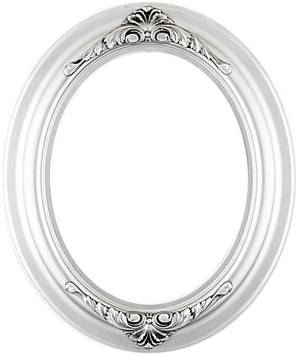 Silver Oval Frame