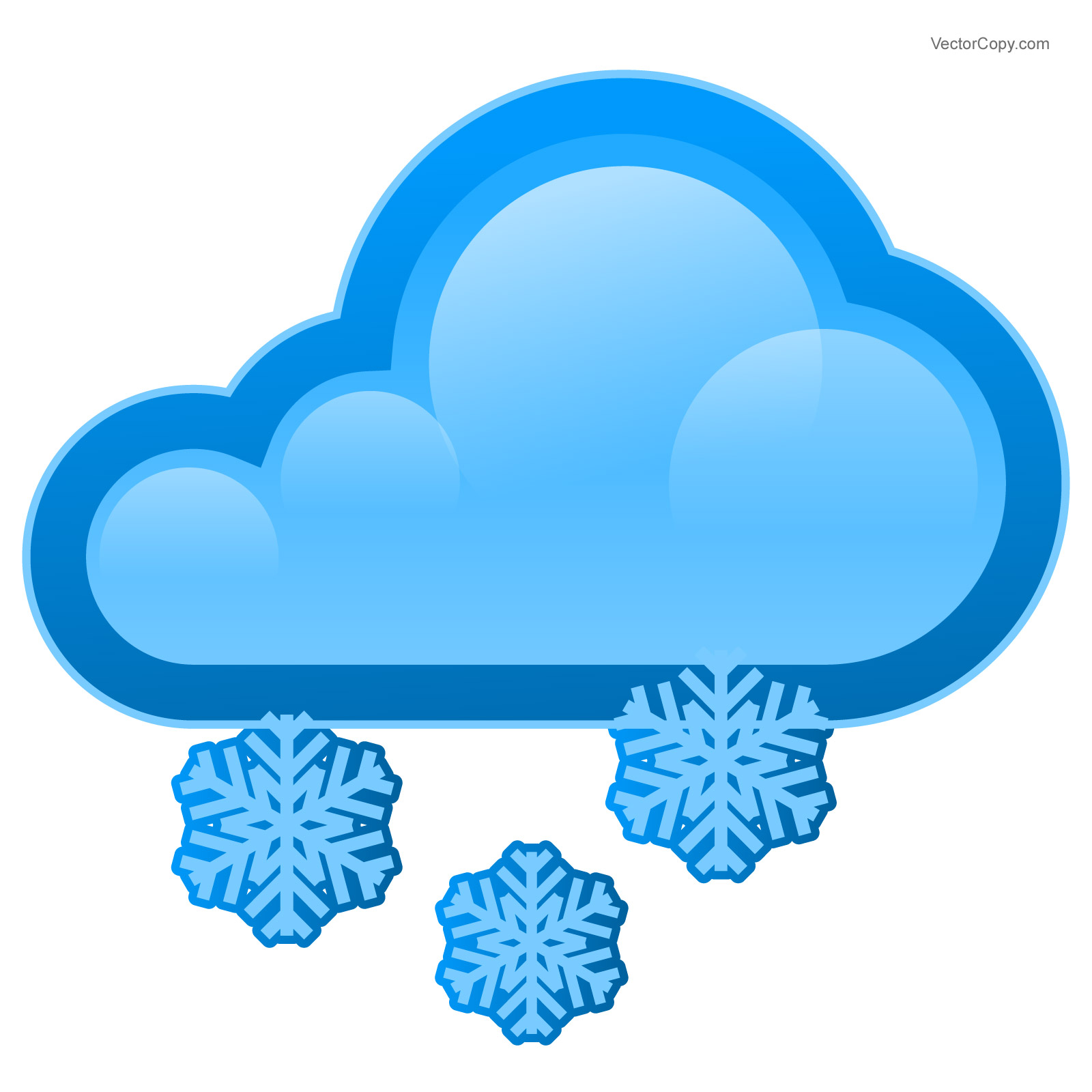 Snowy Weather Icon Snowy Weather Icon