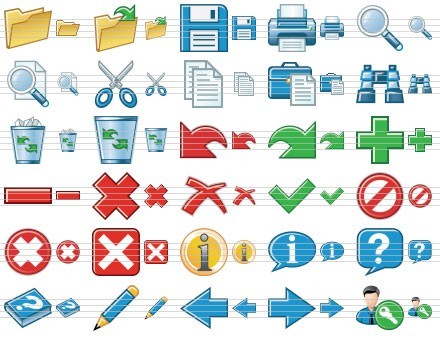 Standard Toolbars Icons Standard Toolbars Icons