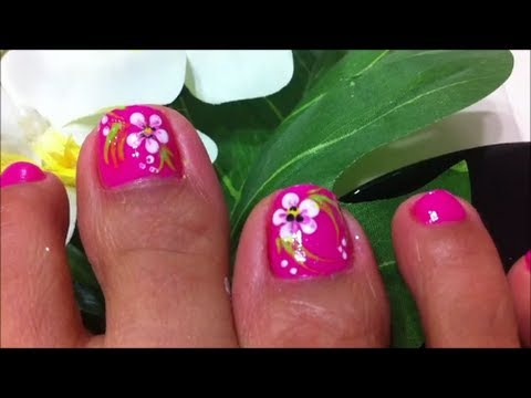 Toe Nail Designs Flowers