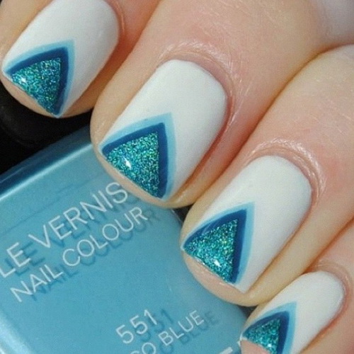 Triangle Nail Art