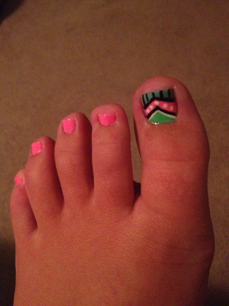 Tribal Toe Nail Designs