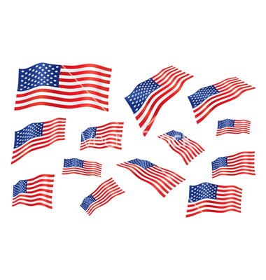 United States Flag Vector Clip Art