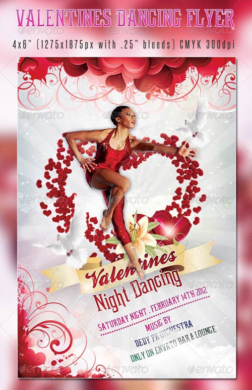 Valentine's Day Flyer Template Free