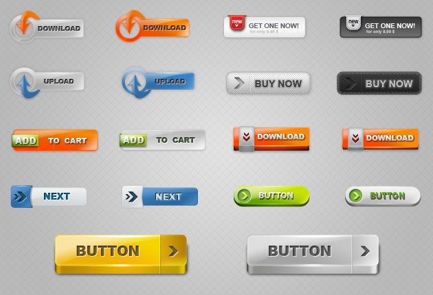 Vector Buttons Free Download