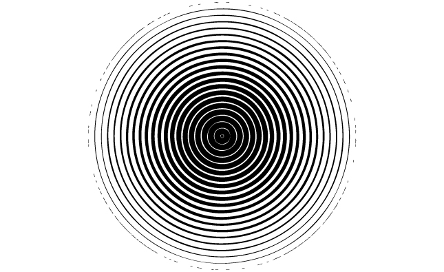 Vector Circle Halftone Pattern