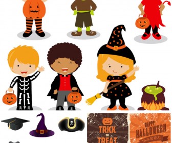 Vector Halloween Costumes