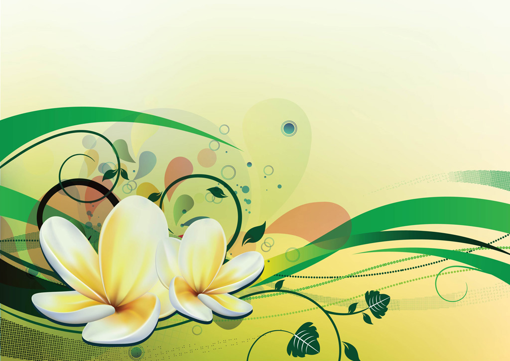 Water Lily Clipart-Vector Free