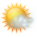 Weather Channel Mostly Sunny Icon