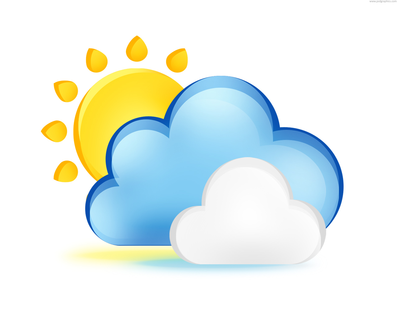 5 Weather Clouds Icons Images