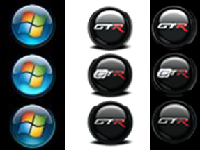 Windows 7 Start Button Icon BMP