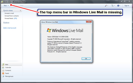 Windows Live Mail Toolbar Icons Windows Live Mail Toolbar Icons