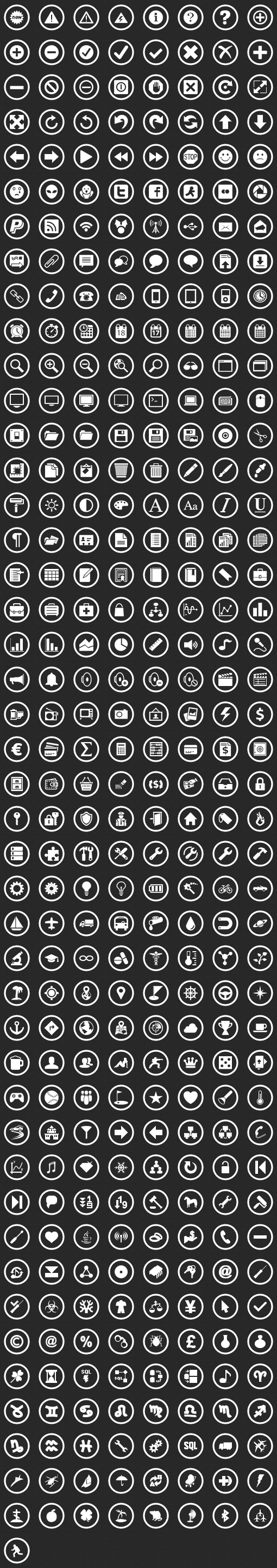 Windows Phone 8 Metro Icons