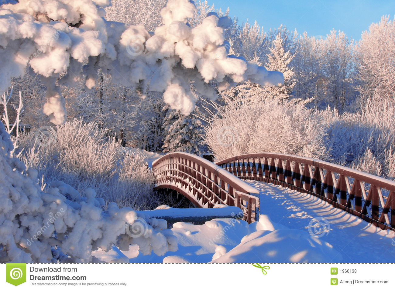 Winter Bridge Scenes Winter Bridge Scenes