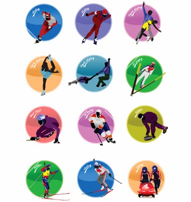 Winter Olympic Sports Icons