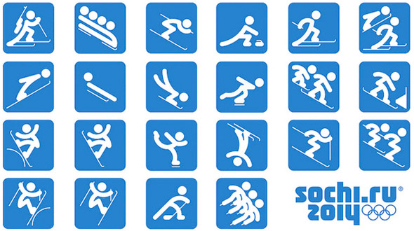 Winter Olympic Sports Icons