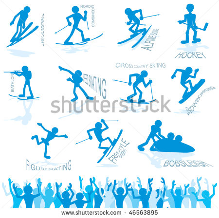 Winter Olympic Sports Icons