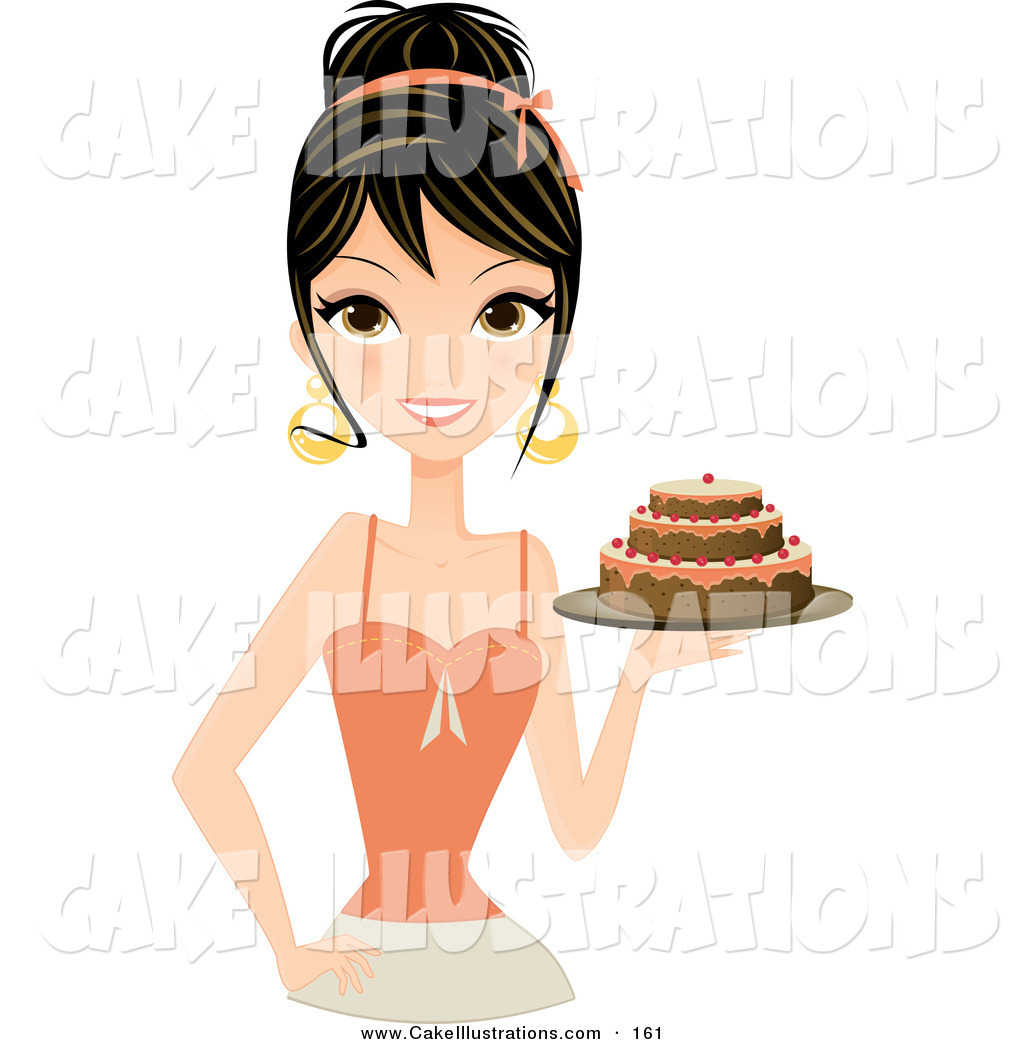 Woman Holding Birthday Cake