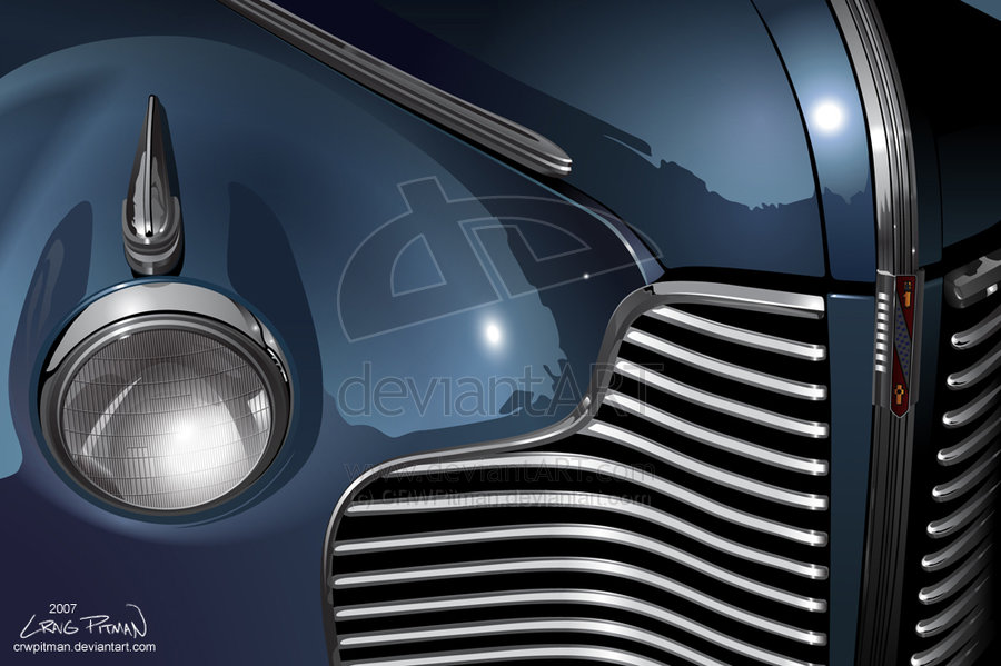 1940 Buick Drawing