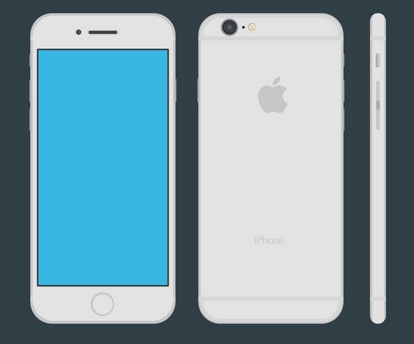 6 iPhone Vector Template