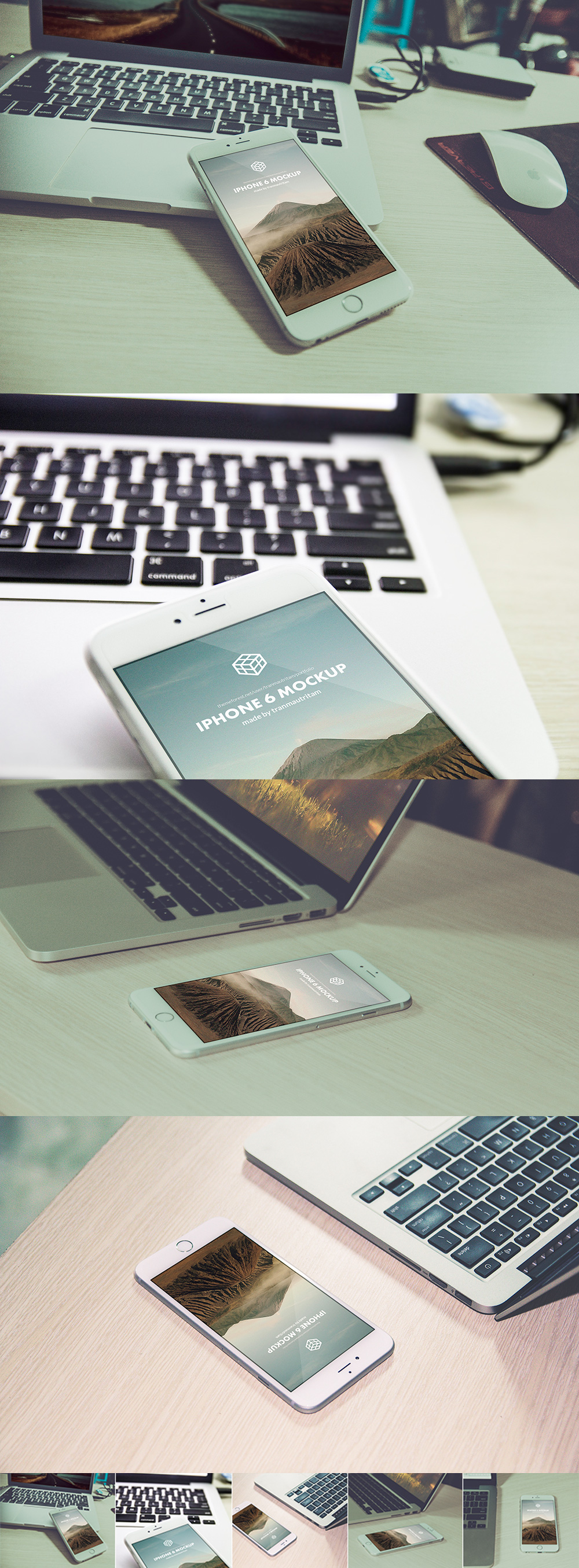 6 Plus iPhone PSD Template