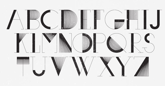 A Font Z Cool Letters