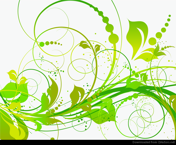 Abstract Green Vector Free