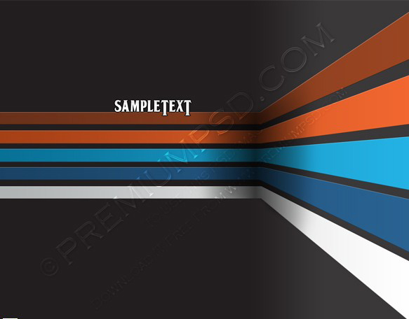 Abstract Line Vector for Photoshop