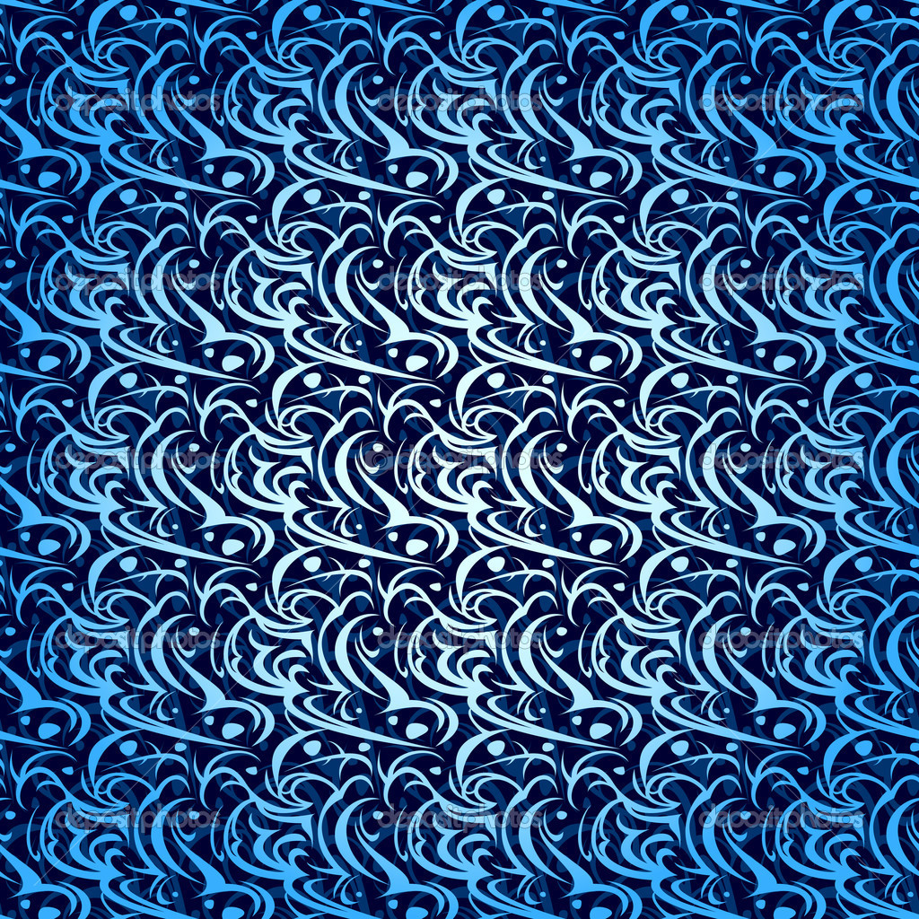 Abstract Seamless Wave Pattern