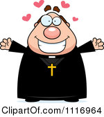 Angry Priest Cartoon