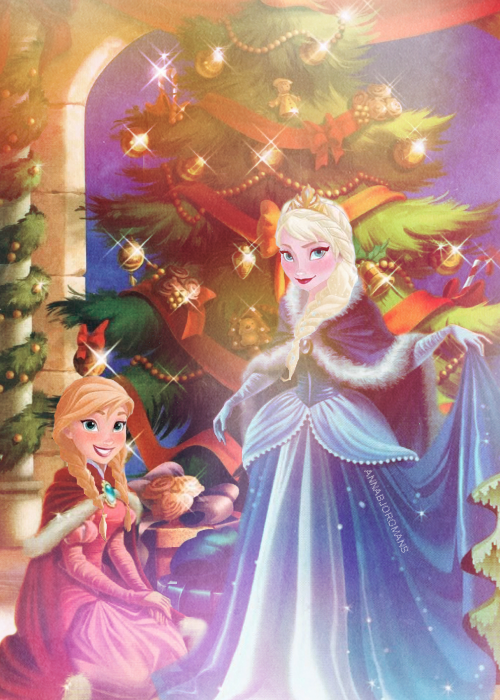 Anna and Elsa Christmas