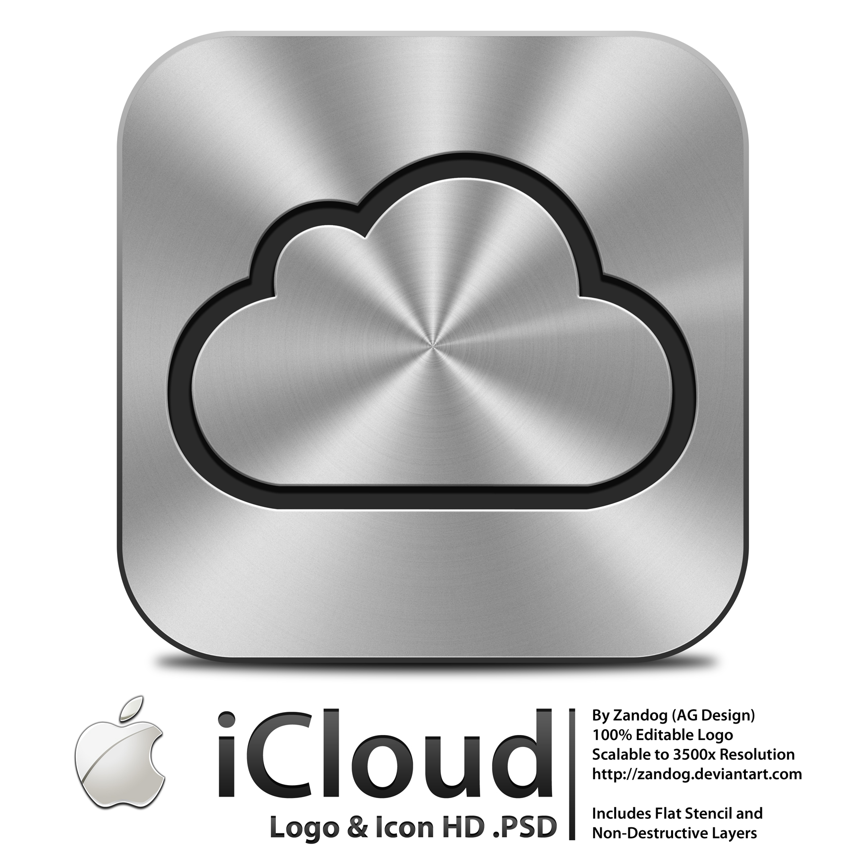 Apple iCloud Logo Apple iCloud Logo