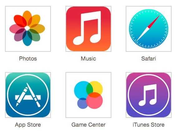 Apple iPhone App Icons