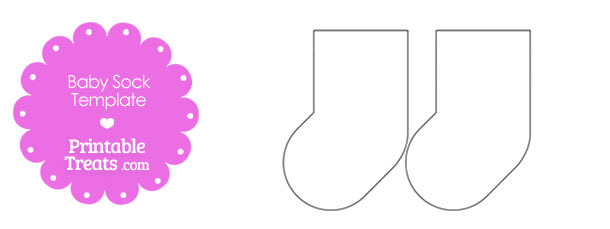 Baby Sock Template Printable